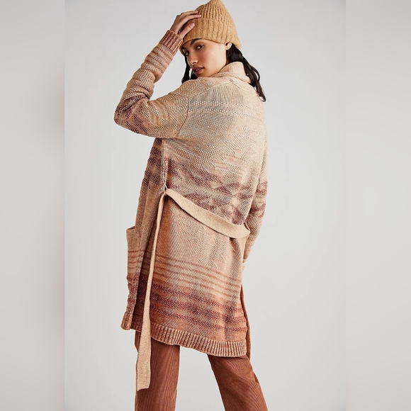 Free People x Pendleton Monterey Belted Cardigan NWT XS - Picture 7 of 13